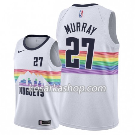 Dres Denver Nuggets Jamal Murray 27 Nike 2018-19 City Edition Bijela Swingman